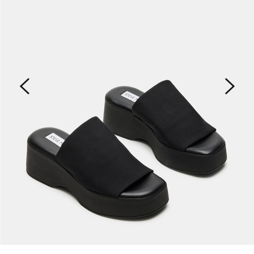 Steve Madden Black Women's Mules (size 9)